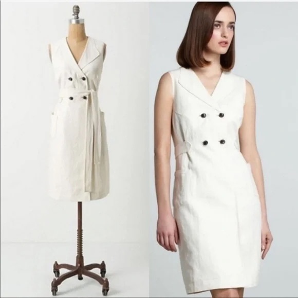 KOto BOFOLO Dresses & Skirts - Koto Bofolo Anthropologie Linen Shirt Dress Size 00 (a4